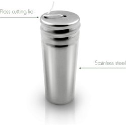 Bambaw Natural Plastic-Free Dental Floss Refill Pack 2x50m