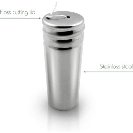 Bambaw Natural Plastic-Free Dental Floss Refill Pack 2x50m