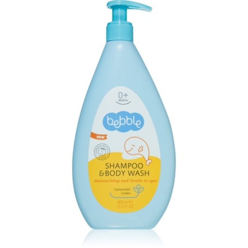Bebble Shampoo Body Wash Kamille En Linde 400ml With Pump
