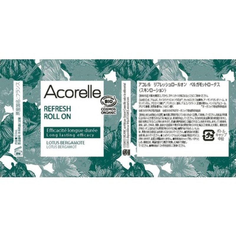 Acorelle Lotus Bergamot Organic Deodorant