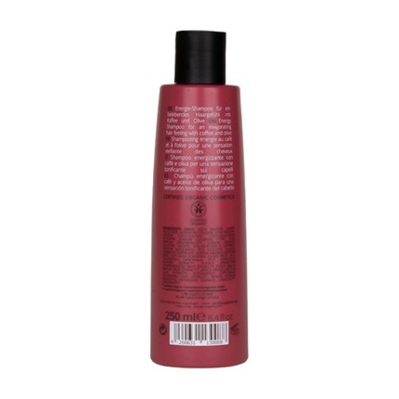 Grn Shades of Nature Organic Cosmetics Shampoo Energy with Organic Olive and Organic Coffee