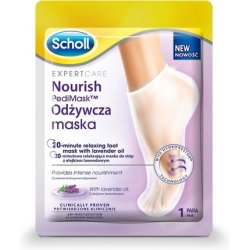 Scholl - Expert Care Nourish Pedi Mask Nourishing Mask Into An Oil Feet Lavender 1 Pair
