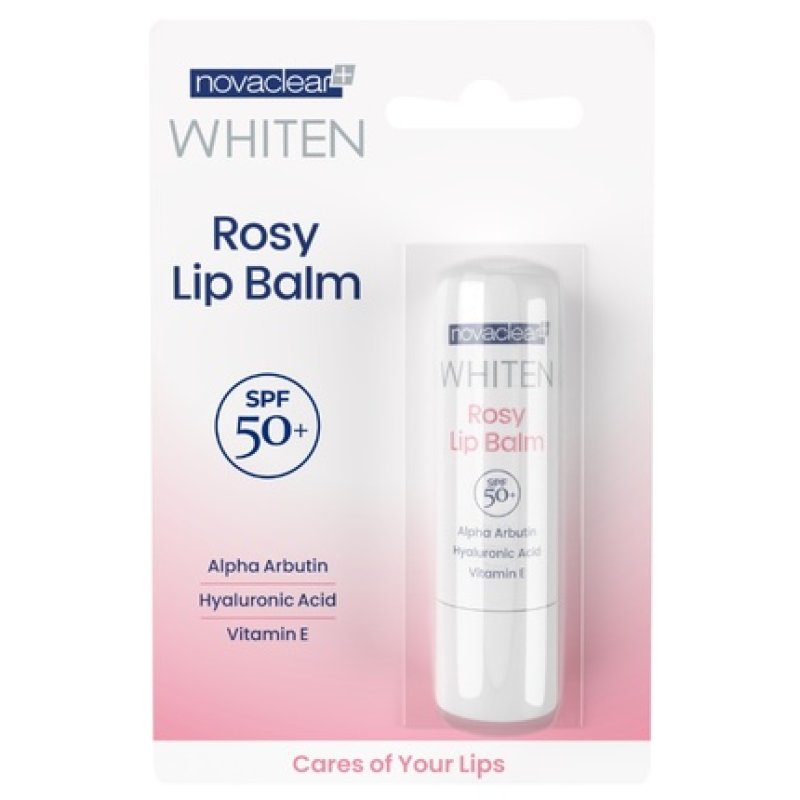 Novaclear Whiten Rosy Lip Balm Protective Lipstick, 4.9 G