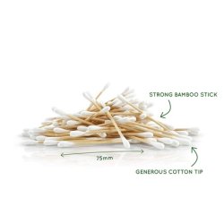 Bambaw Bamboo Cotton Swabs 400 Count - Zero Waste
