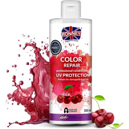Ronney Hair Conditioner For Coloured Hair With Cherry Extract Split End Treatment