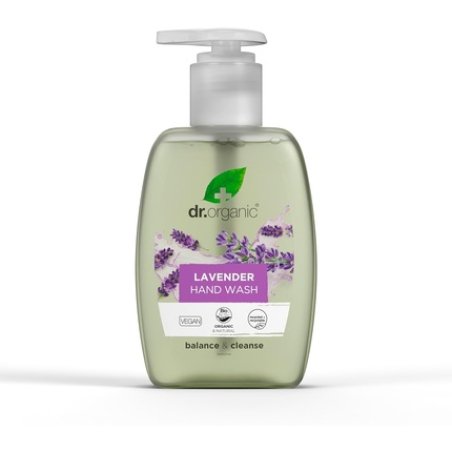 Dr Organic Lavender Hand Wash Cleansing Natural Vegan Crueltyfree Paraben & Slsfree Recycled & Recyclable Organic 200ml