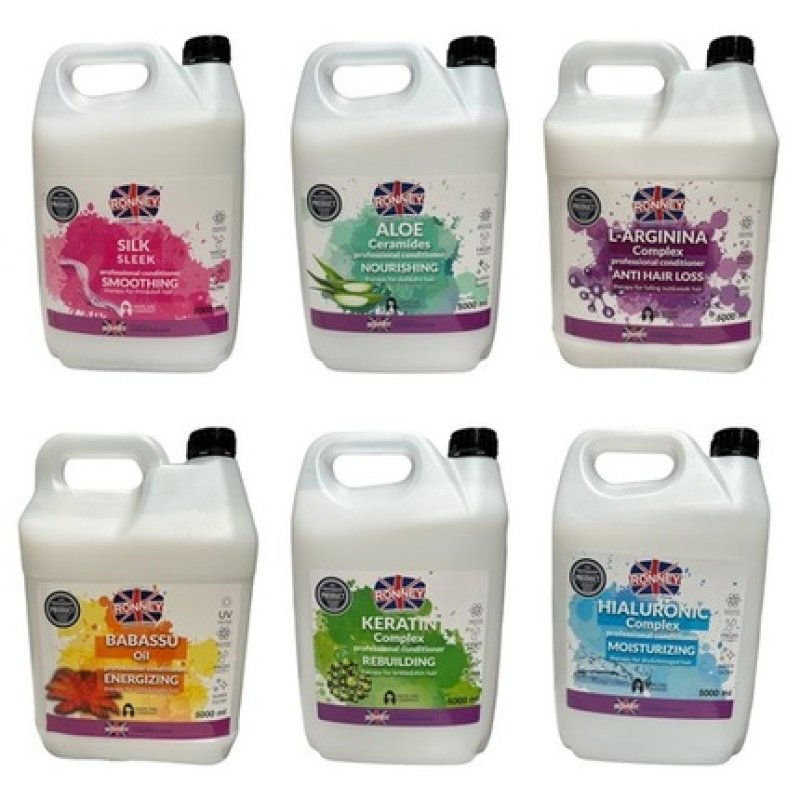 Ronney Hair Conditioner Keratin And Hyaluron Hair Treatment For Hair Loss With Aloe