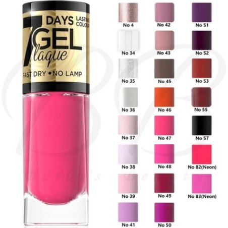 Eveline Gel Polish Nail Polish Shiny Manicure Effect 8ml