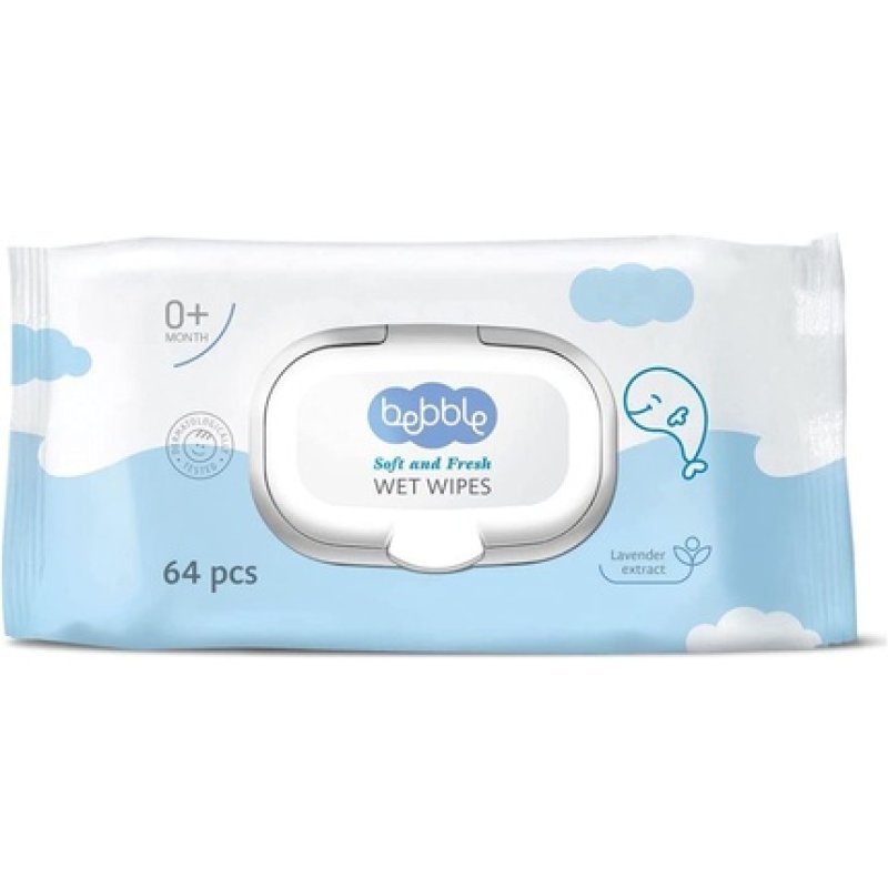 Bebble Wet Wipes with Lavender Extract