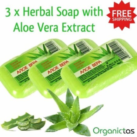Aloe Vera Soap Refreshes, Soothes, Tones