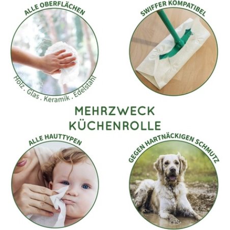 Bamboo Kitchen Roll | Washable Bamboo Towels | Absorbent And Tear-Resistant