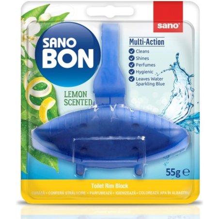 Sano Toilet Hanging Freshener 55g Lemon