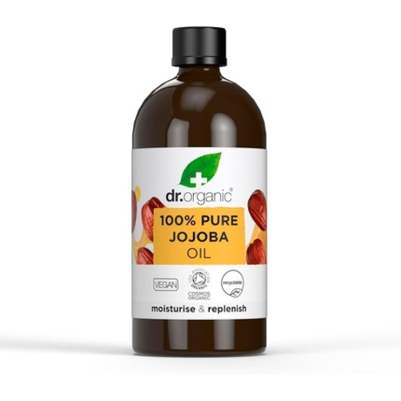 Dr Organic Jojoba Oil 100 Pure Natural Moisturising Multi Action Face Body Hair Massage Carrier Aromatherapy Vegan