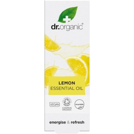 Dr Organic Lemon Oil Organic Essential Oil for Skin Aromatherapy and Diffusers