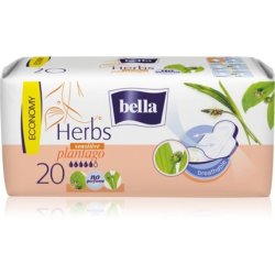 Bella Herbs Plantago Absorbent Pads Unscented 20 Pads
