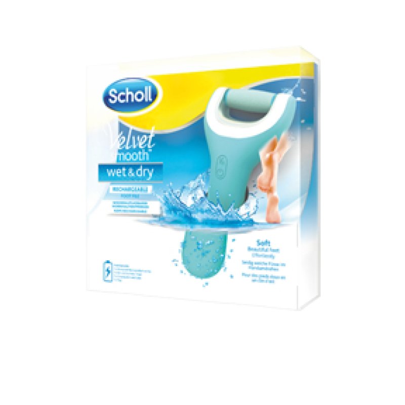 Scholl Velvet Smooth "Wet&Dry" Vert, Blanc