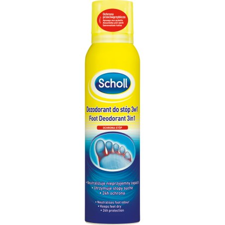 Scholl 5052197030464 désodorisant pour chaussure Liquide 150 ml Pulvérisateur