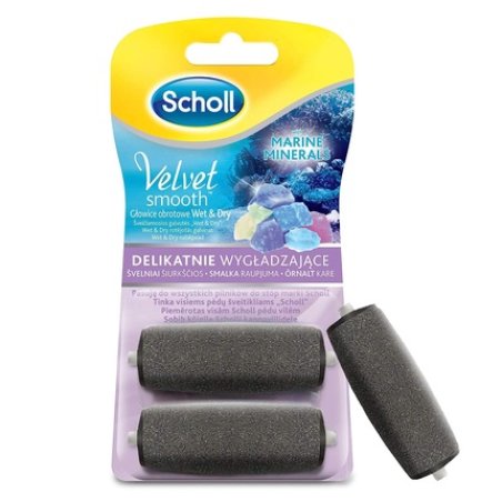 Scholl Velvet Smooth Wet&Dry Refill - Extra Strong with Diamond Particles