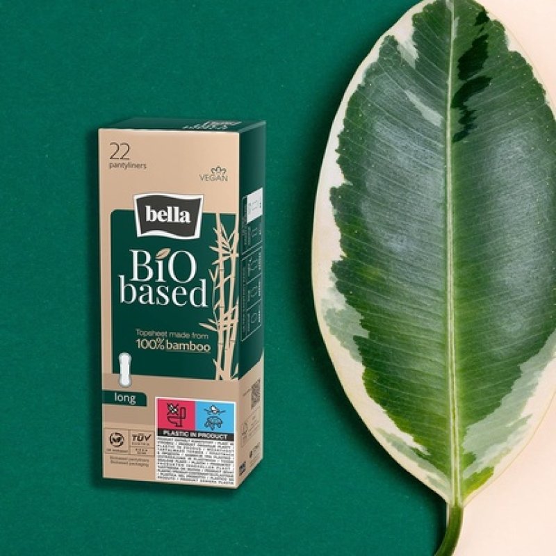 Bella Bio Based Long Panty Liners 22 Pieces