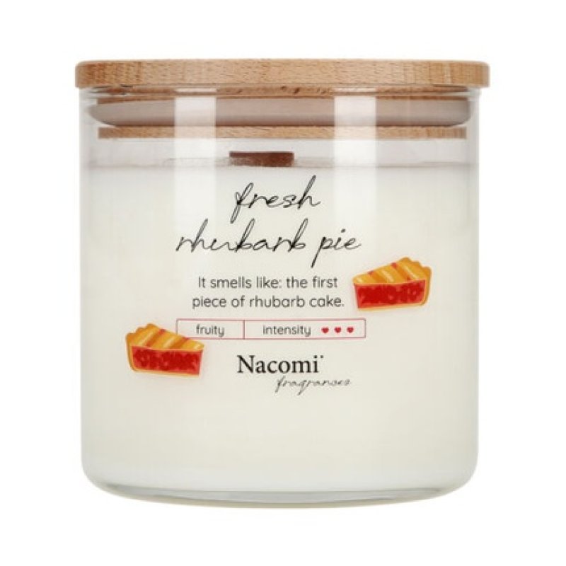 NACOMI Fresh Soy Candle Rhubarb Cake 450g