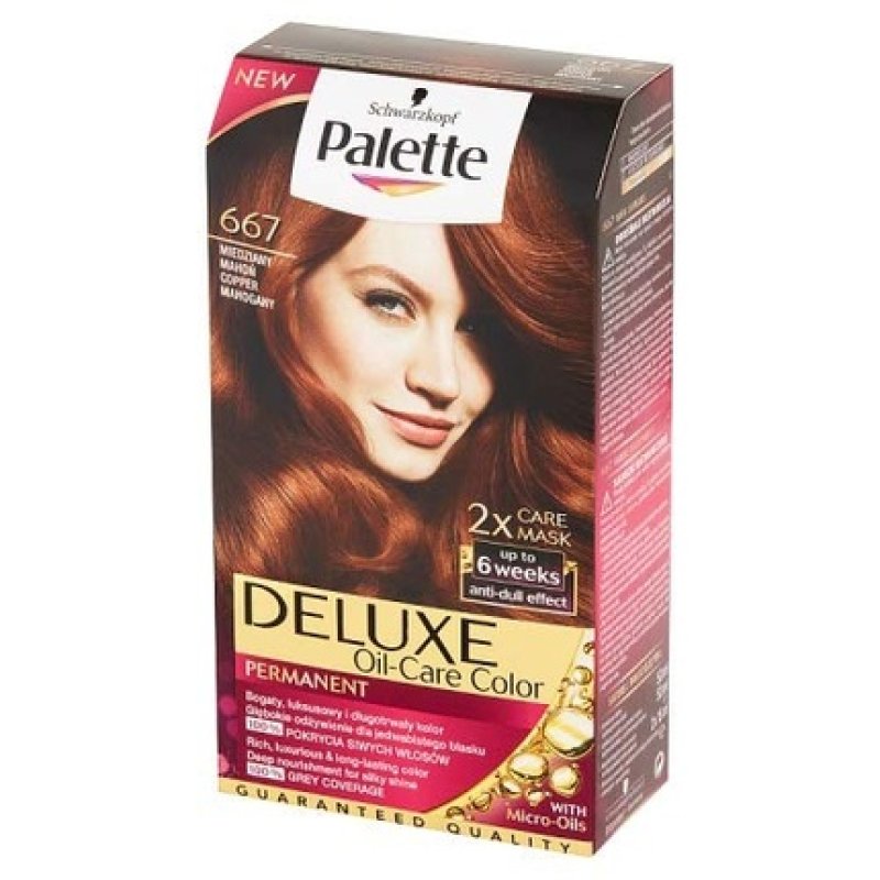 Palette Deluxe 667 Copper Mahogany Permanent Hair Color