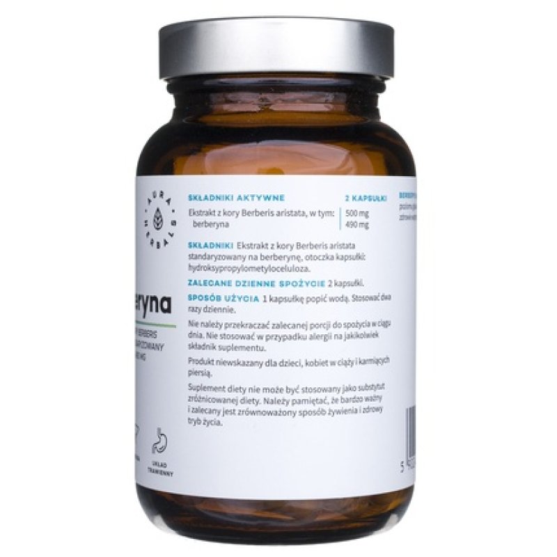 Aura Herbals Berberine 500mg 60 Capsules