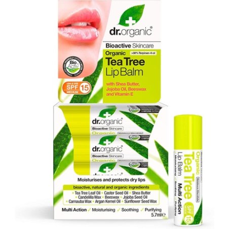 Dr Organic Tea Tree Lip Balm, 5.7 Ml