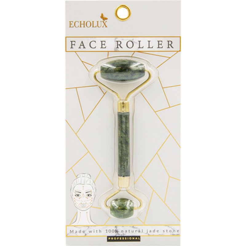 Echolux Face Neck Eye Massage Roller Green Jadeite