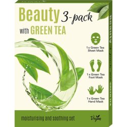 Echolux Echolux Beauty 3pack Green Tea Moisturizing And Soothing Sheet Masks