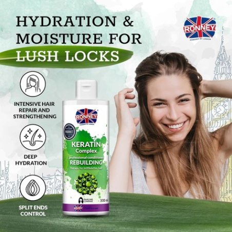 Ronney Keratin Treatment Conditioner For Fine Brittle Hair