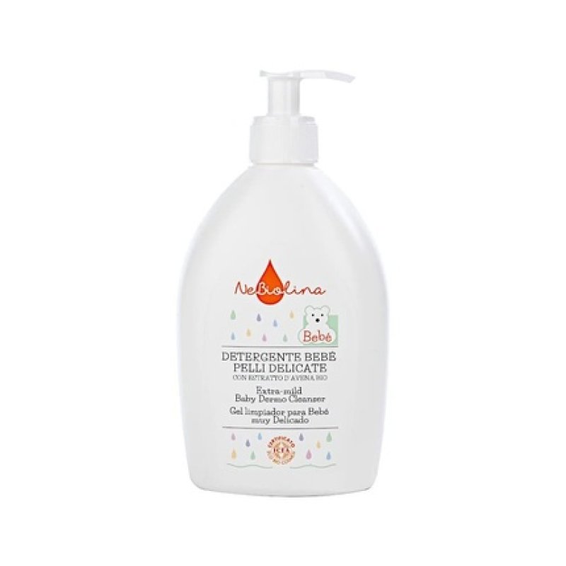 Nebiolina Baby Delicate Skin Cleanser With Bio Oat Extract 500 Ml