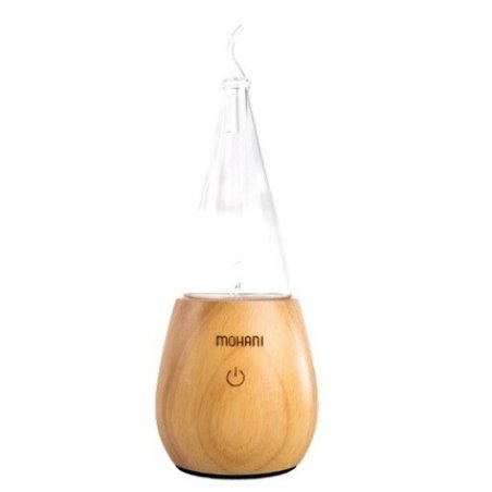 Nebulizer Essential Oil Diffuser Light Wood Mohani