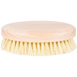 HHUUMM Massage Brush 8x4x13cm Medium Hard Tampico Bristles Handmade Beech Wood Dry Body