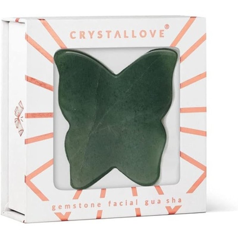 Crystalove Butterfly Tile for Gua Sha Massage with Adventure
