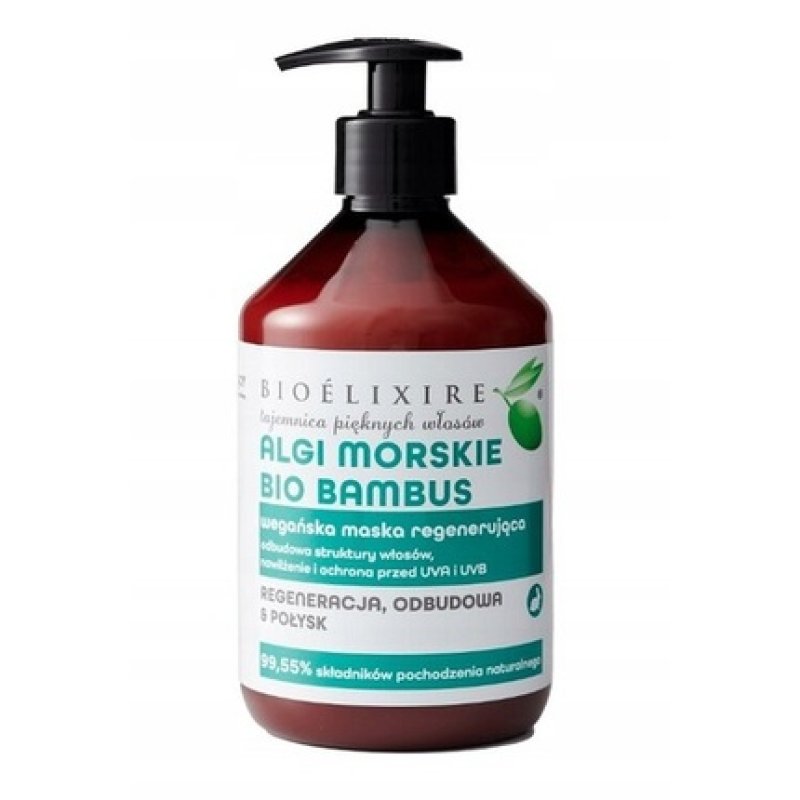 Bioelixire Regenerating Hair Mask With Seaweed And Bamboo 500ml
