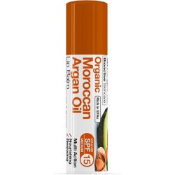 Dr Organic Moroccan Argan Oil Lip Balm Moisturising SPF 15 5.7ml