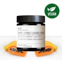 Evolve Beauty Organic Natural Enzyme and Vitamin C Facial Cleanser Powder