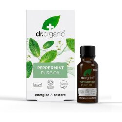Dr Organic Peppermint Essential Oil 100 Pure & Natural 10ml