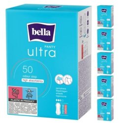 Bella Panty Ultra Normal Mixed Shape Panty Liners 50 Pieces