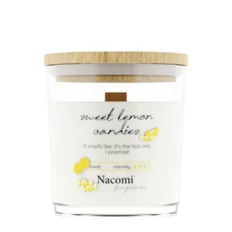 Sweet Lemon Candies Soy Candle 140g Nacomi