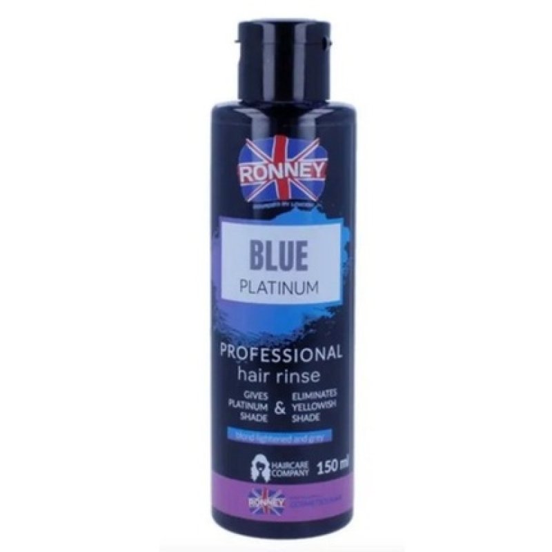Ronney Blue Platinum Hair Conditioner For Blonde Lightened Hair Antiyellowing
