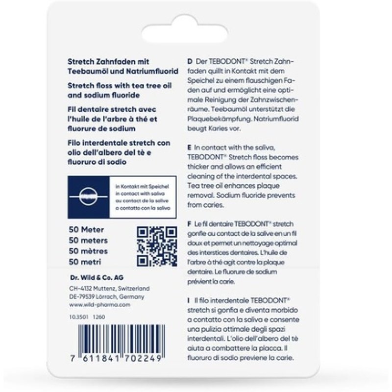 Tebodont Dental Floss Stretch Floss 50m