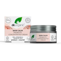 Dr Organic Skin Calm Probiotic Concentrated Cream For Redness Dry Sensitive Skin