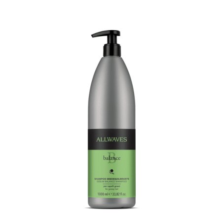 Allwaves Balance – Sebum balancing shampoo 1000 ml Shampoing Professionnel Unisexe