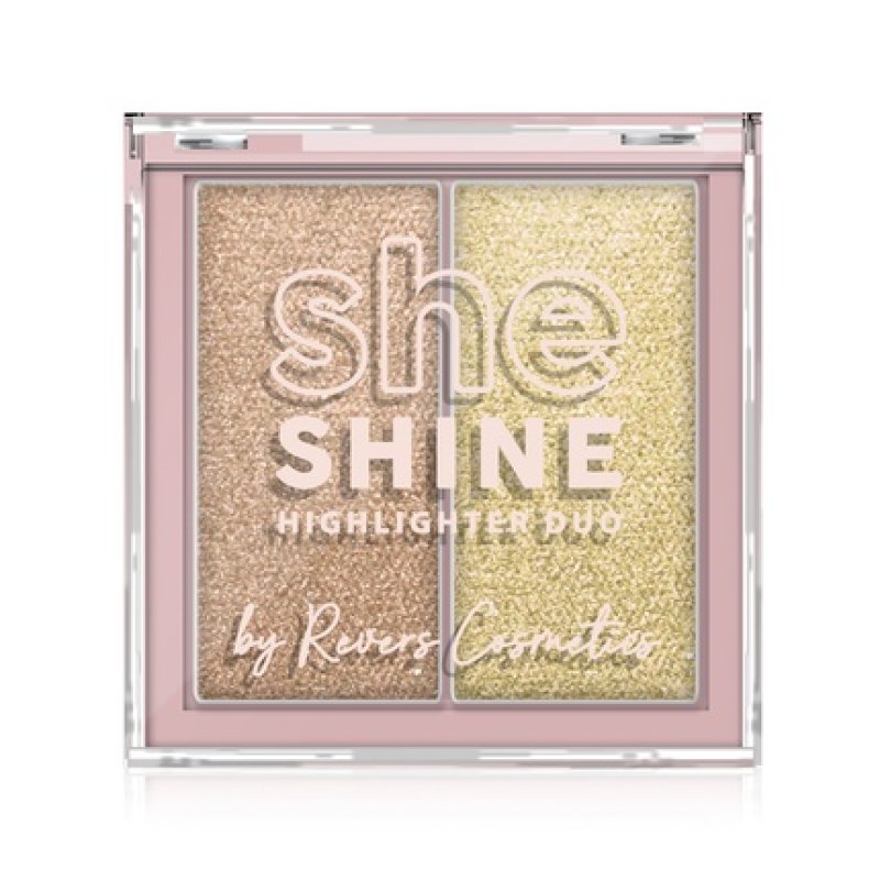 Revers Duo Face Highlighter She Shine 1 Desert Beam 72g