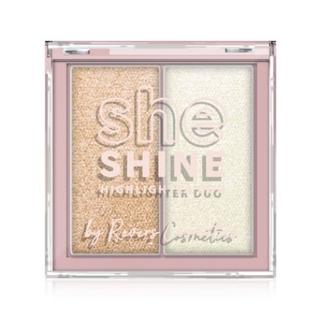 Revers Duo Face Highlighter She Shine 2 Afterglow 72g
