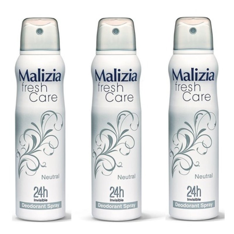 Malizia Fresh Care Deodorant Spray Neutral 24h Invisible 150ml