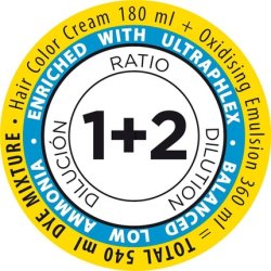 Super Kay Cream Hair Color Enriched with Ultraphlex 7.444 Extra