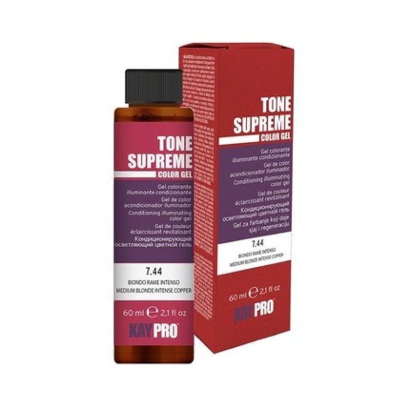 Kay Pro Tone Supreme Color Gel 7.44 Medium Blonde Intense Copper 60ml