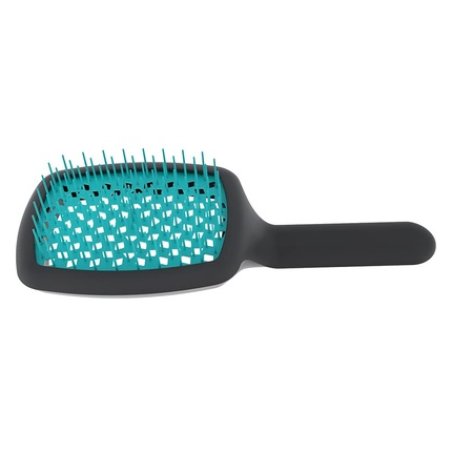 Curvym Extreme Volume Brush Black And Blue Hair Styling Tool